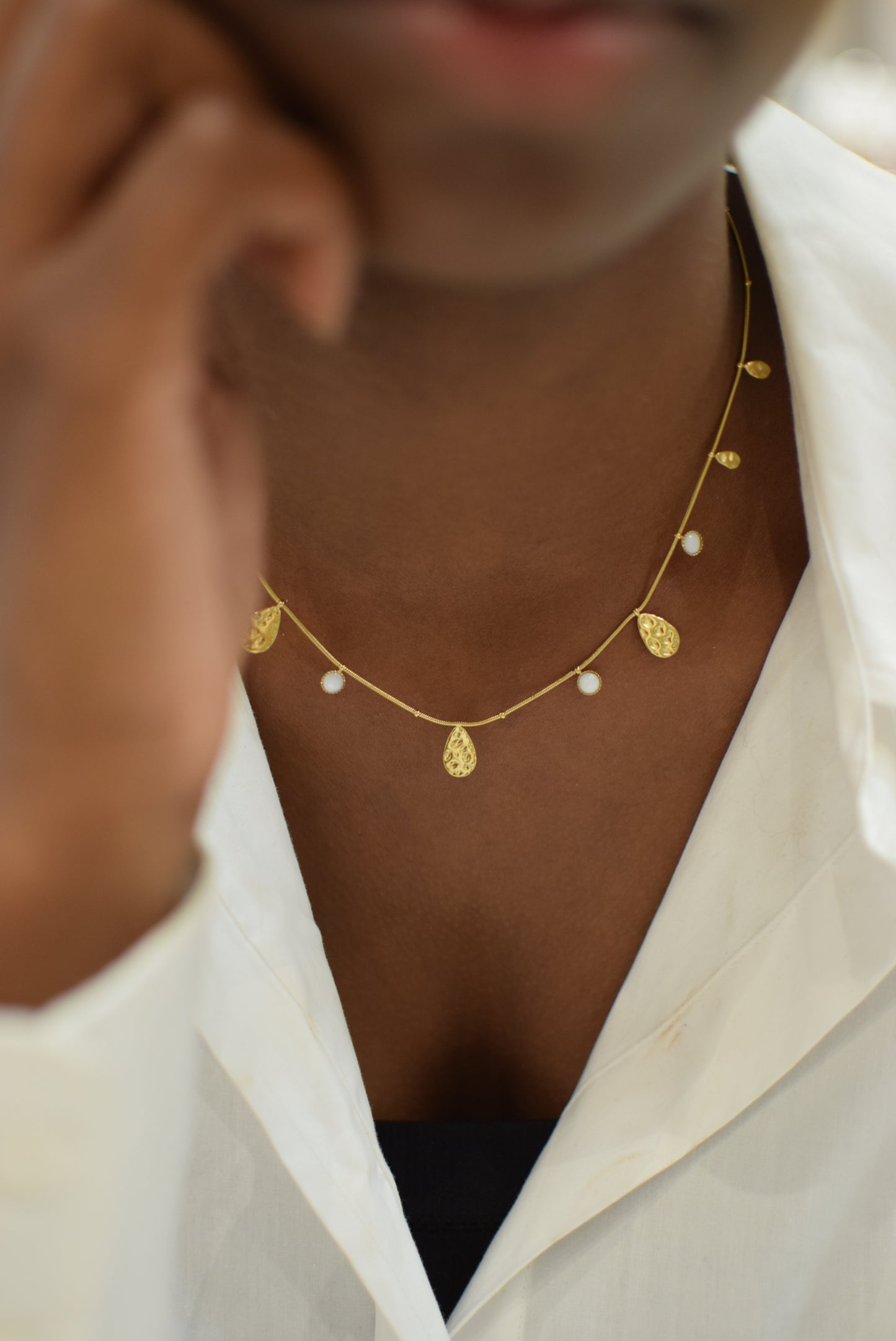 Collier Anna vert