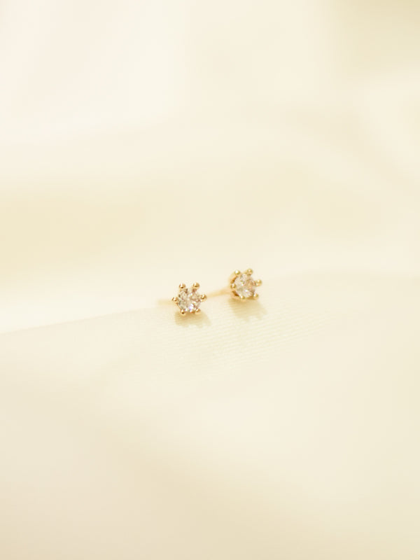 Boucles SOLITAIRE or