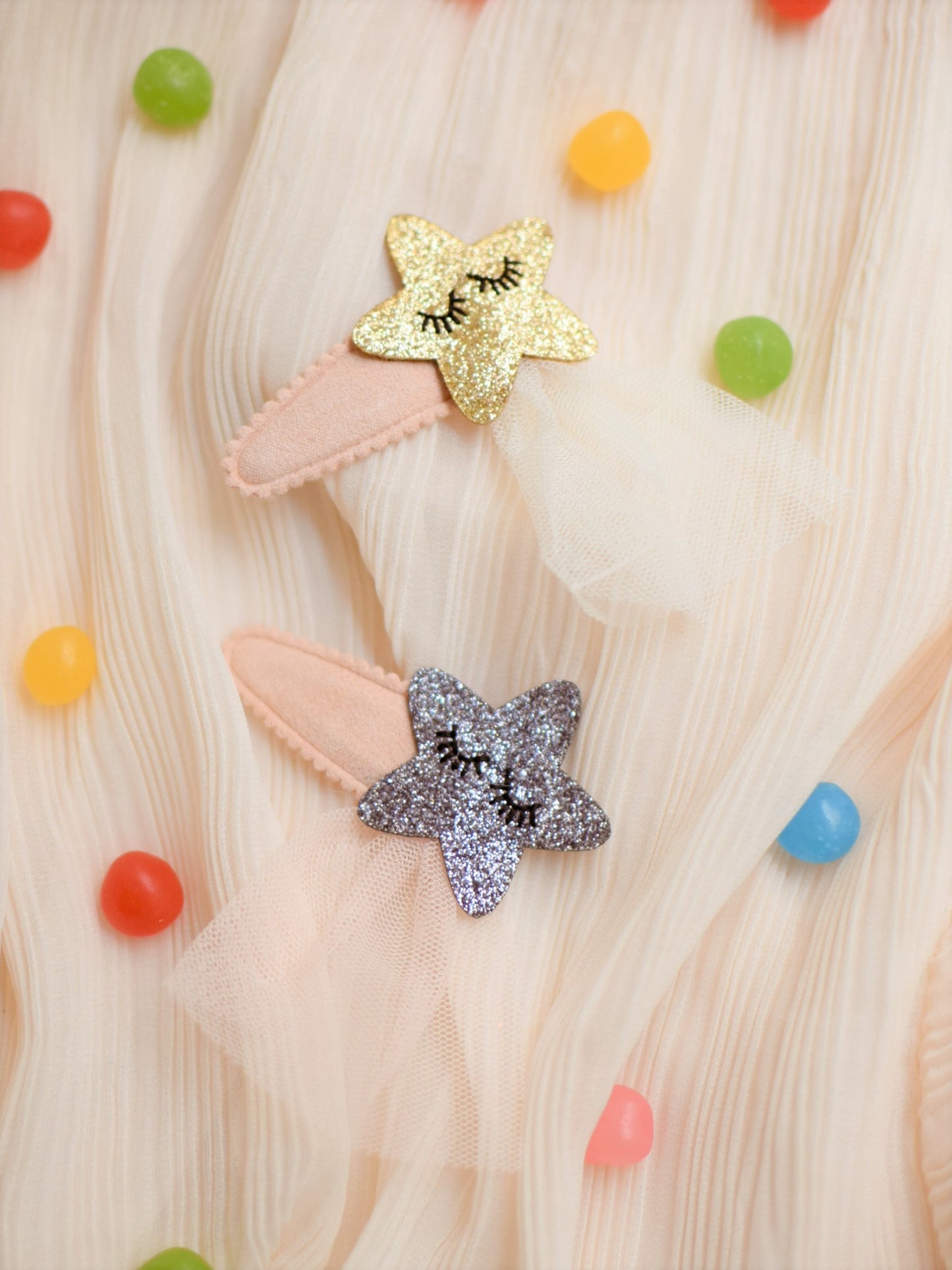 Barrettes étoiles en tutu