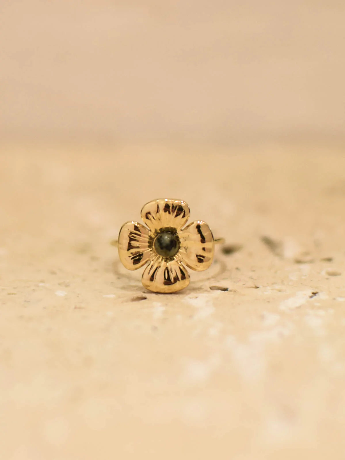 Bague FLORA vert