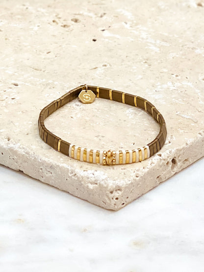 Bracelet TILA 13 marron