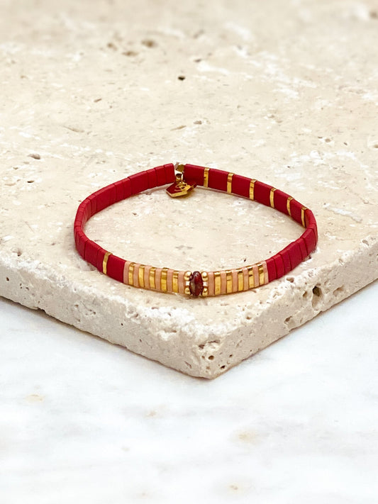 Bracelet TILA 13 rouge