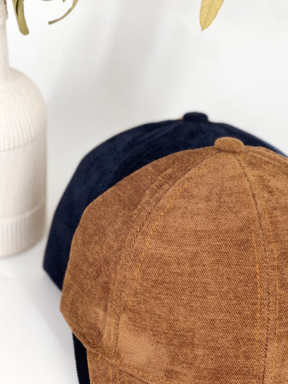 Casquette en toile camel