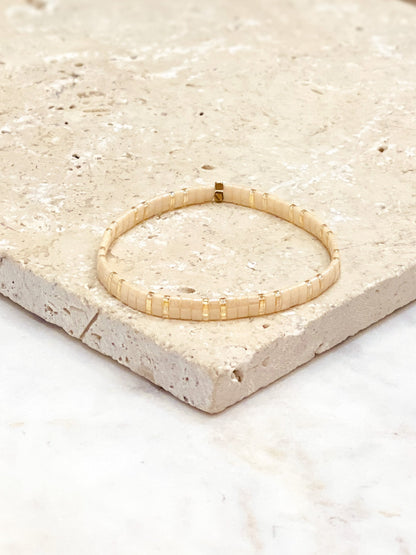 Bracelet TILA 7 blanc