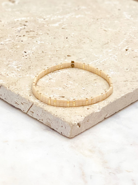 Bracelet TILA 7 blanc