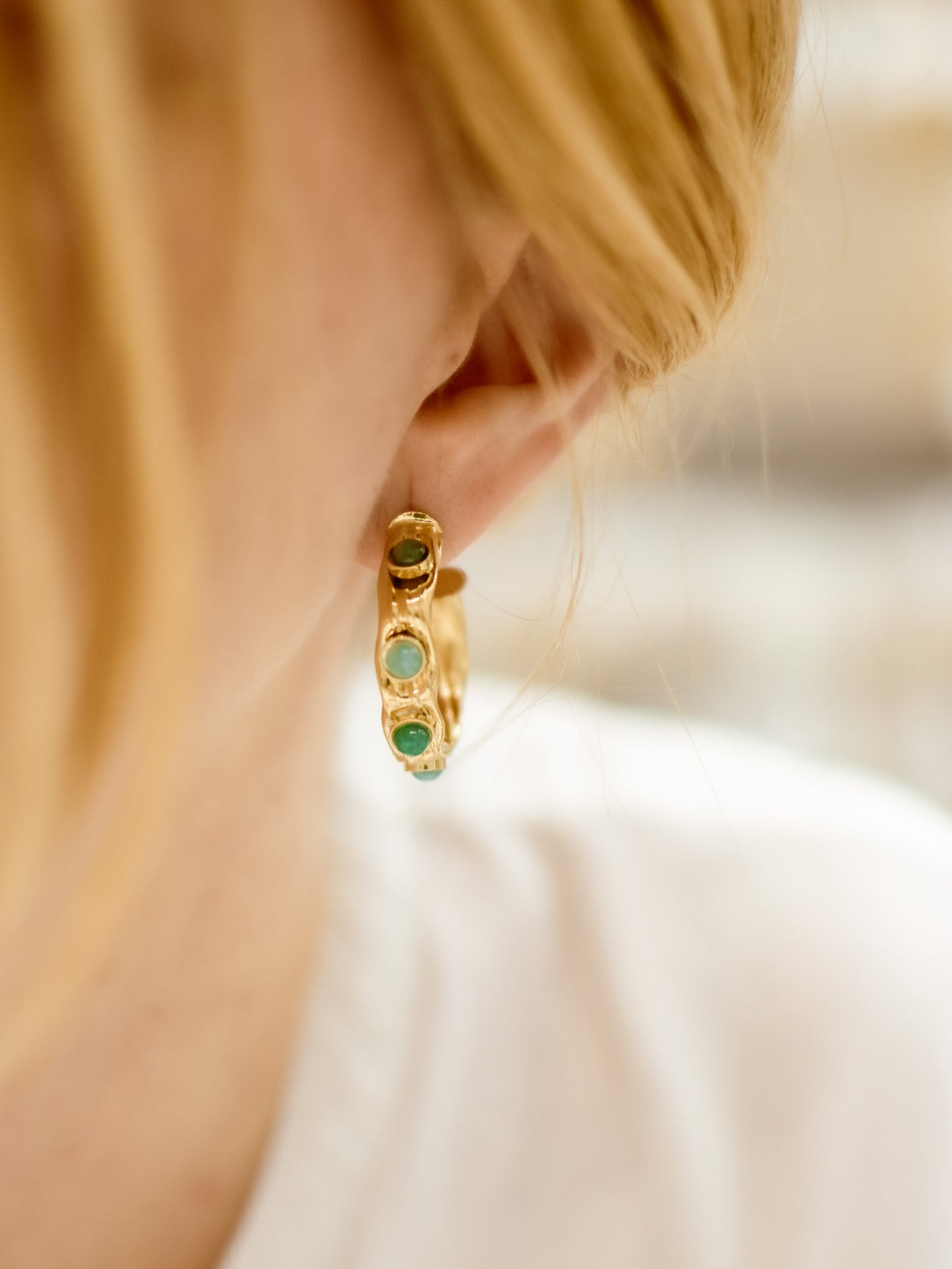 Boucles JYLIAN vert
