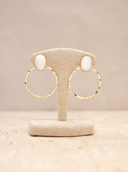 Boucles KACIE blanc