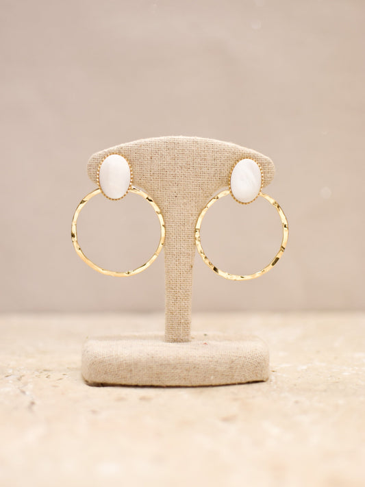 Boucles KACIE blanc