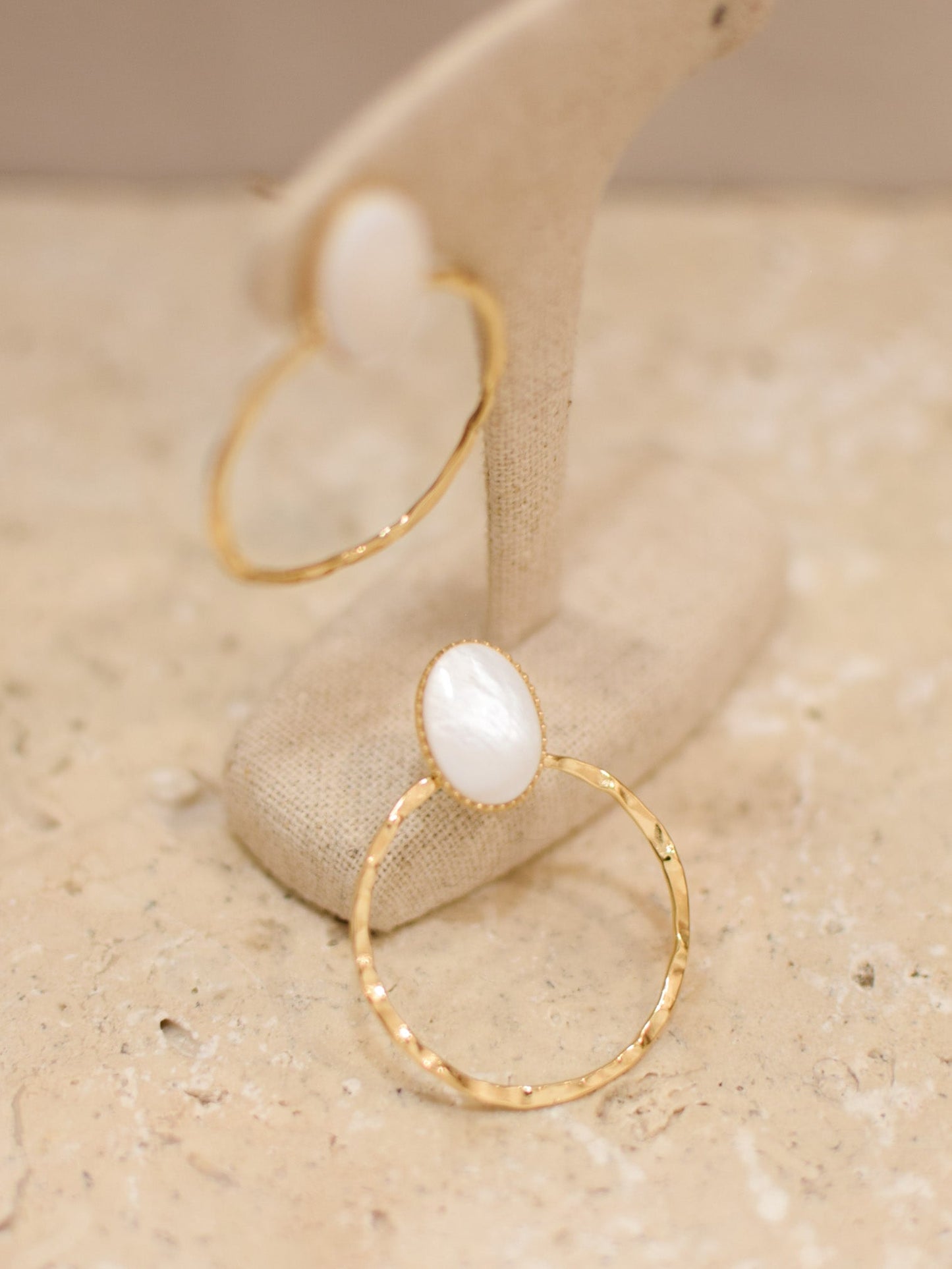 Boucles KACIE blanc