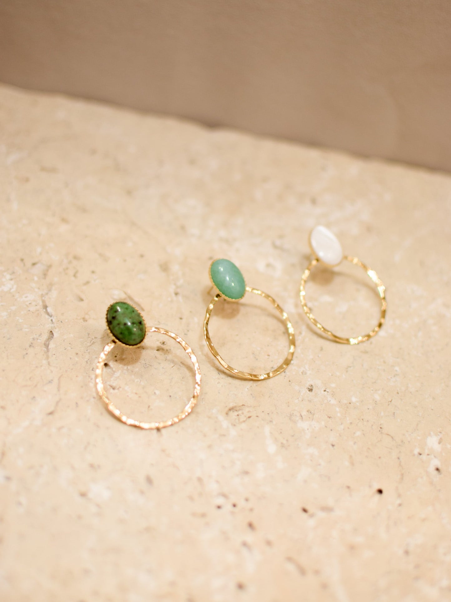 Boucles KACIE blanc