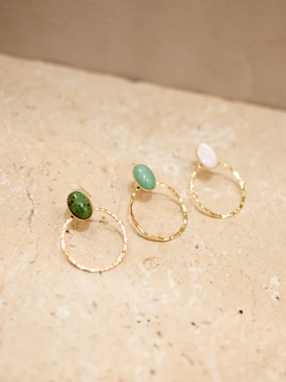 Boucles KACIE blanc