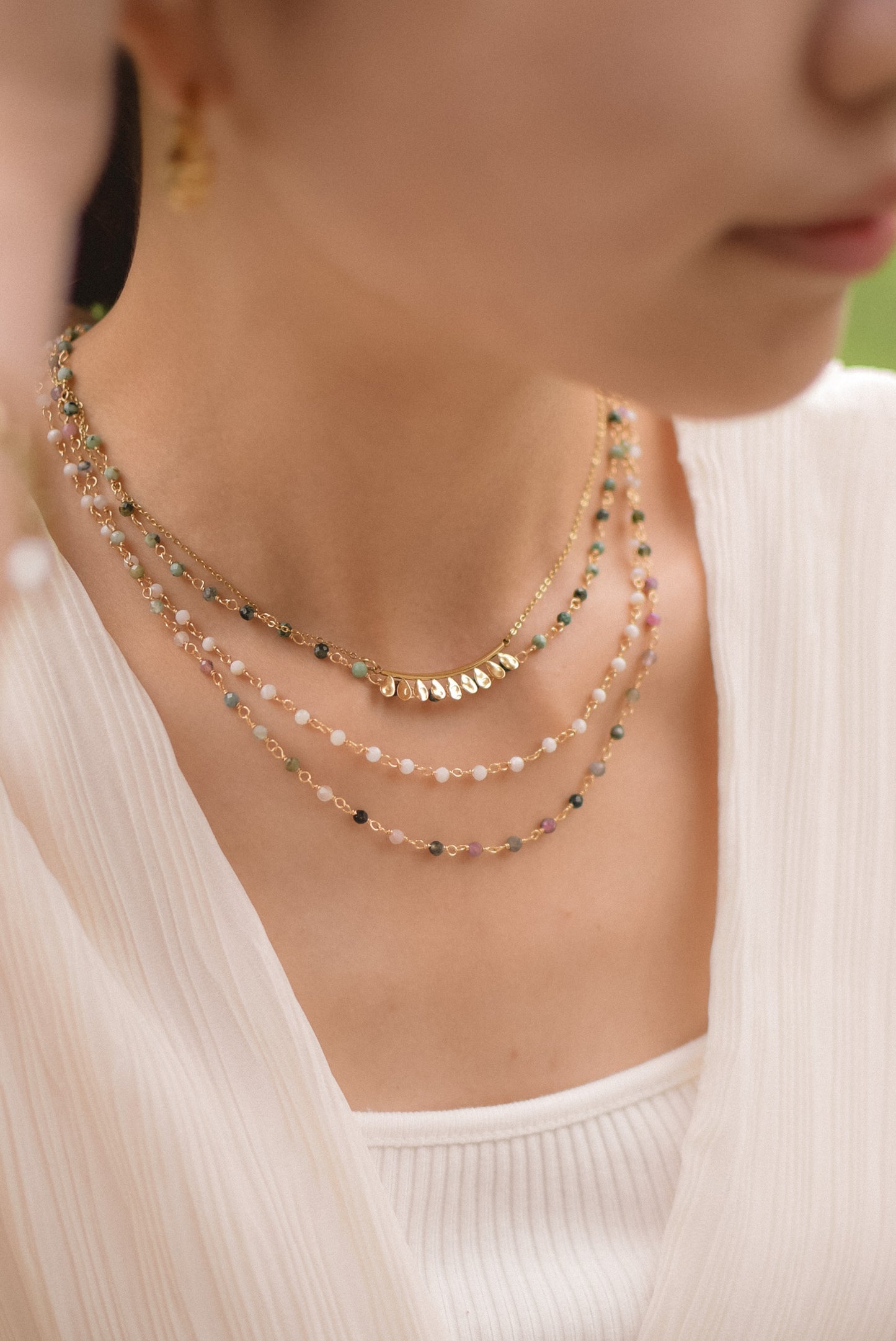 Collier TERRA vert