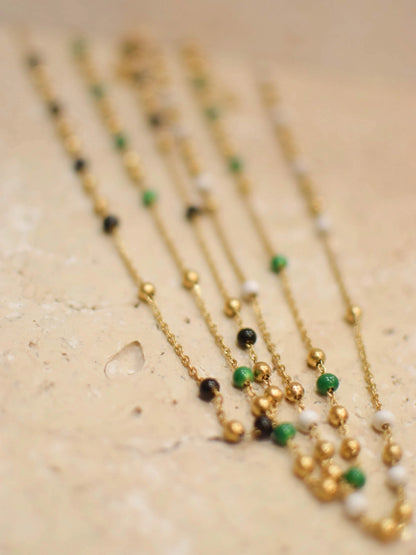 Collier BURTY blanc