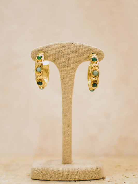Boucles JYLIAN vert