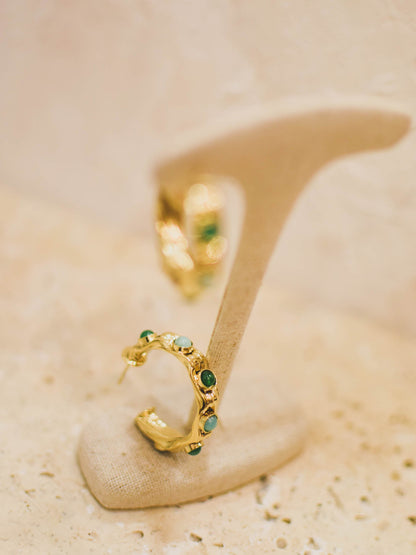 Boucles JYLIAN vert