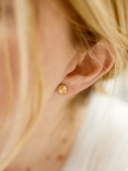 Boucles BUTON or