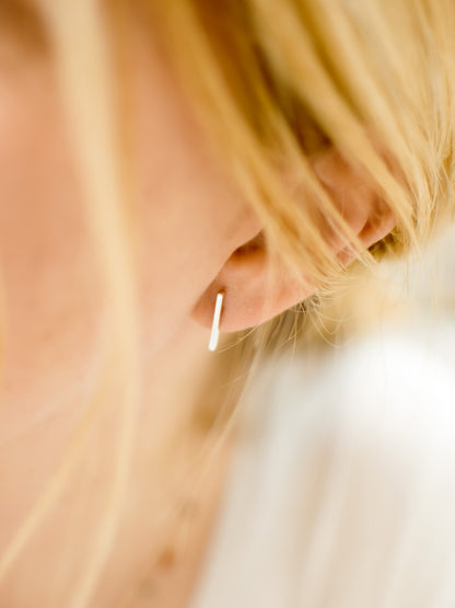 Boucles EUBE argent